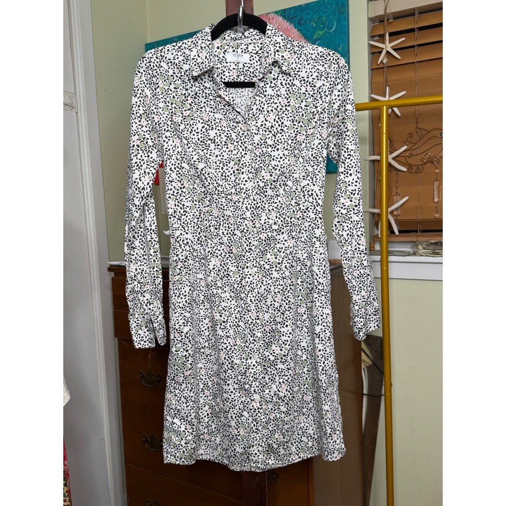 Untuck It Floral Button Front Dress